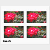 Happy Birthday Cherry Parfait Rose #2 Stickers (Blatt)