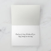 Happy Birthday Chick from Group Karte (Innenseite)