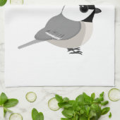 Happy Birthday Chickadee Geschirrtuch (Gefaltet)