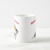 Happy Birthday Chickadee Kaffeetasse (Mittel)
