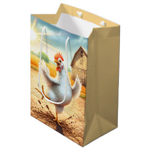 Happy Birthday Chicken Mittlere Geschenktüte