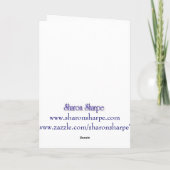 HAPPY BIRTHDAY CHICKEN VON SHARON SHARPE KARTE (Rückseite)