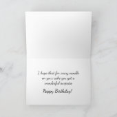 Happy Birthday Chihuahua Puppy Dog - Verse Karte (Innenseite)