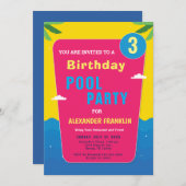 Happy Birthday Child Kids Girl Boy Age Personalize Einladung (Vorne/Hinten)