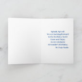 Happy Birthday Child Kids Girl Boy Age Personalize Einladung (Innenseite)