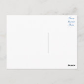 Happy Birthday Chinese Shar Pei Puppy Dog Card Postkarte (Rückseite)