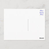 Happy Birthday Chinese Shar Pei Puppy Dog Card Postkarte (Rückseite)