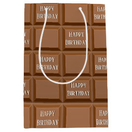 Happy Birthday Chocolate Candy Bar Mittlere Geschenktüte