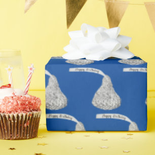 Happy Birthday Chocolate Kisses Geschenkpapier
