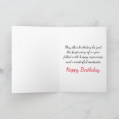 Happy Birthday Chow Chow Puppy Dog Karte (Innenseite)