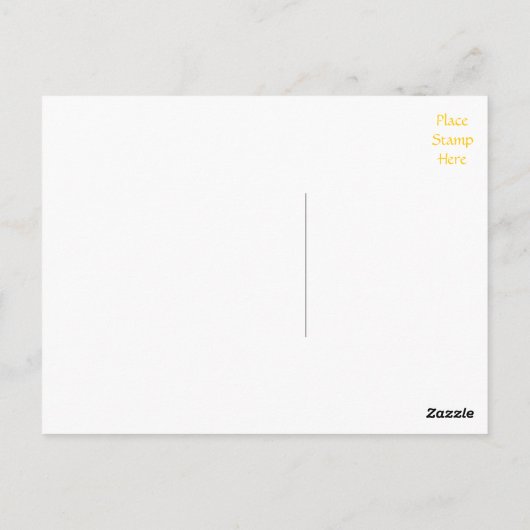 Happy Birthday Chow Chow Welpe Hund Gelbe Postkart Postkarte (Rückseite)