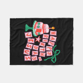 Happy Birthday Christian Jesus Christmas Preppy Bd Fleecedecke (Vorderseite (Horizontal))