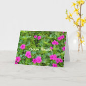 Happy Birthday Christlich Card Pinks Karte (Gelbe Blume)