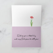 Happy Birthday Church Sister in Christ Religious  Karte (Innenseite)