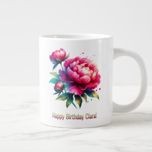 Happy Birthday Clara Jumbo-Tasse