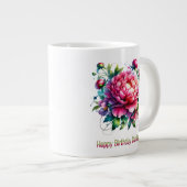 Happy Birthday Clarice Jumbo-Tasse (Vorderseite Rechts)