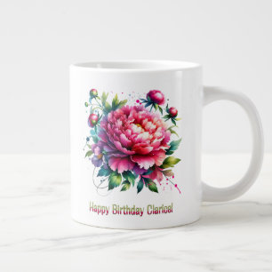 Happy Birthday Clarice Jumbo-Tasse