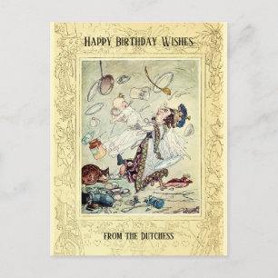 Happy Birthday Classic Alice Dutchess Postkarte