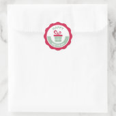 Happy Birthday Classic Round Sticker (Tasche)