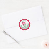 Happy Birthday Classic Round Sticker (Umschlag)