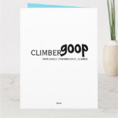 Happy Birthday climbers card Karte (Rückseite)