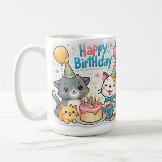 Happy Birthday   Collection  Design Kaffeetasse (Links)