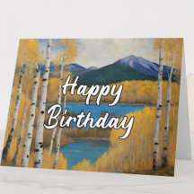 Happy Birthday Colorado Mountain Lake