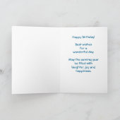 Happy Birthday - Colorful Bold Abstract Painting Karte (Innenseite)