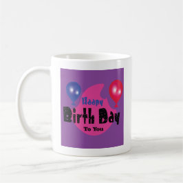Happy Birthday – Colorful Celebration Party Design Kaffeetasse