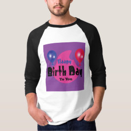 Happy Birthday – Colorful Celebration Party Design T-Shirt