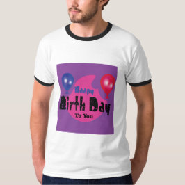 Happy Birthday – Colorful Celebration Party Design T-Shirt