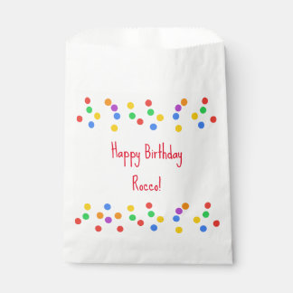 Happy Birthday Colorful Confetti Party Geschenktütchen