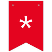 Happy Birthday Colorful Wimpelkette (Erste Fahne)