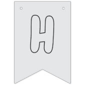 Happy Birthday Coloring Banner Balloons, Hut, Kuch (Zweite Fahne)