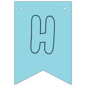 Happy Birthday Coloring Banner Balloons, Hut, Kuch (Zweite Fahne)