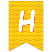 HAPPY BIRTHDAY Comic Pop Art Wimpelkette (Zweite Fahne)