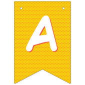 HAPPY BIRTHDAY Comic Pop Art Wimpelkette (Dritte Fahne)