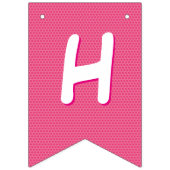 HAPPY BIRTHDAY Comic Pop Art Wimpelkette (Zweite Fahne)