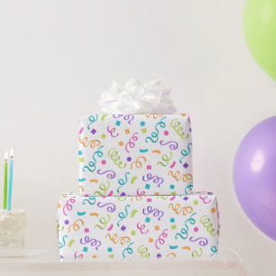 Happy Birthday Confetti Geschenkpapier