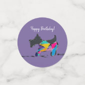 Happy Birthday Confetti Konfetti (Klein Vorderseite)