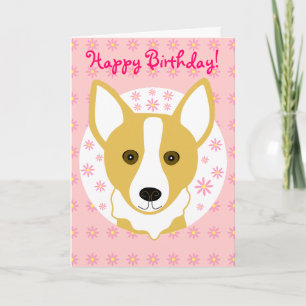 Happy Birthday Corgi Card Karte