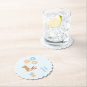 Happy Birthday Corgi Dog Untersetzer (Vor Ort)