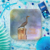 Happy Birthday Cormorant Pappteller (Party)