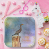 Happy Birthday Cormorant Pappteller (Party)