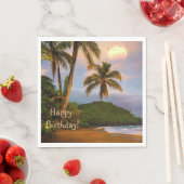 Happy Birthday Costa Rica Serviette (Beispiel)