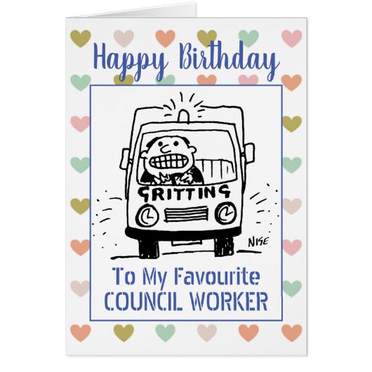 Happy Birthday Council Worker (Vorne)