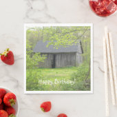 Happy Birthday Country Barn Serviette (Beispiel)