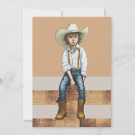 Happy Birthday Country Western Cowgirl auf Post Feiertagskarte