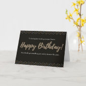 Happy Birthday Coupon Card für Anwälte Karte (Gelbe Blume)