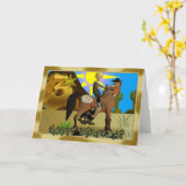 Happy Birthday Cowboy Card Karte (Gelbe Blume)